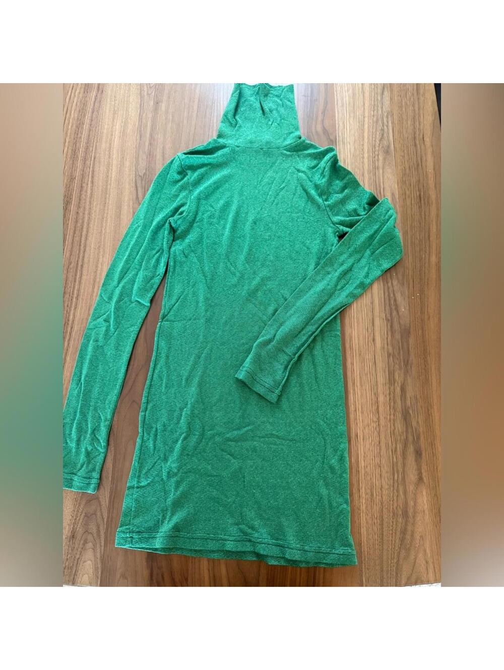 Michael Stars Shimmer Green Knit Top